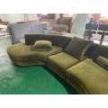 Moderne luxe groene recliner sectionele woonkamer banken