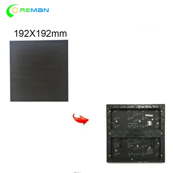 ali express digital out of home 64x64 192mmx192mm 64x32 led display module dot matrix p3 full color led module