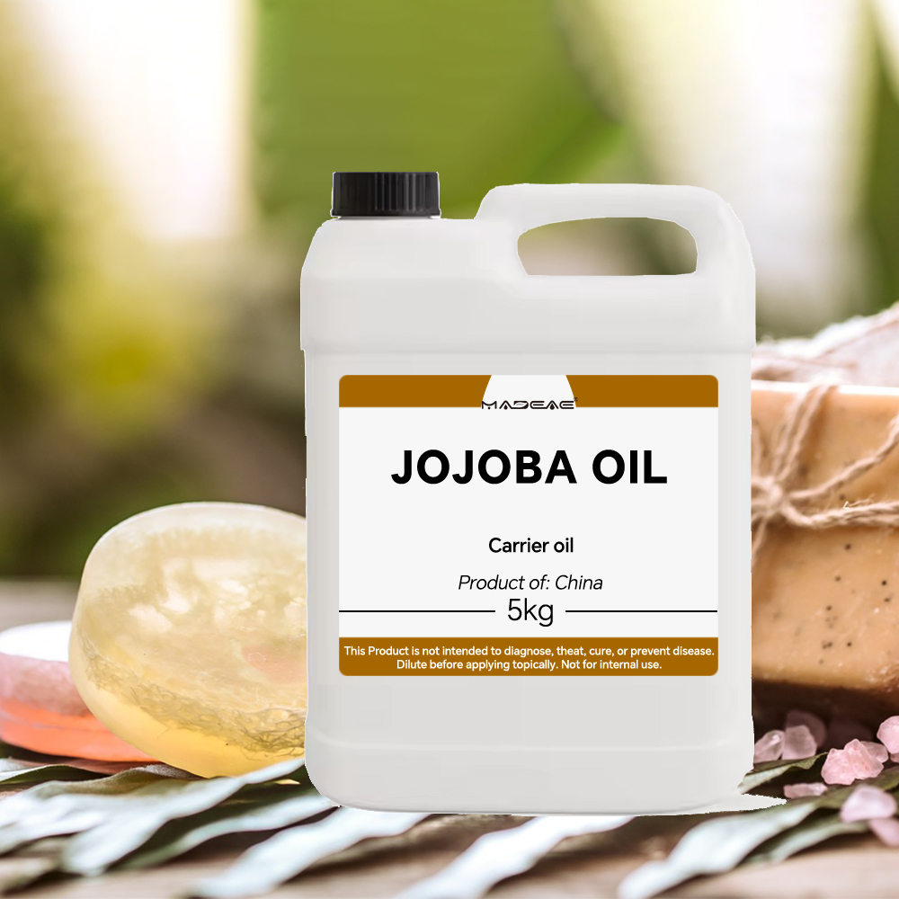 Óleo de Jojoba para aromaterapia 100% pura e natural da prensa fria