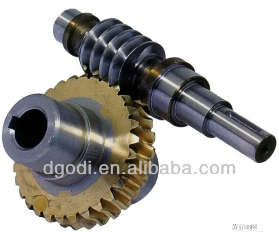 anti-wear stainless steel/aluminum/brass/copper oil pump worm gear