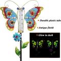 Rain Gauge Butterfly Garden Stakes Decor