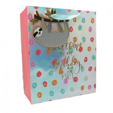 SLOTH PAPER  GIFTBAG 2-0