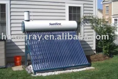 Split pressurized Solar heater / collectors