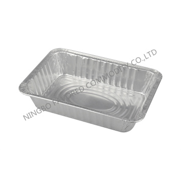 Aluminium foil container 2 1/4 oblong pan-rim