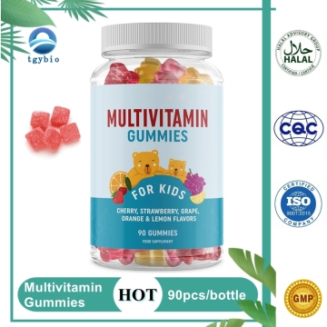 Bonbons gélifiés multivitaminés pour enfants à saveur de cerise pour la santé immunitaire et cérébrale