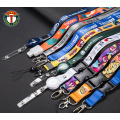 Benutzerdefinierte doppelseitige Siebdruckmedaille Lanyard