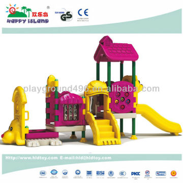 plastic kindergarten outdoor playground system