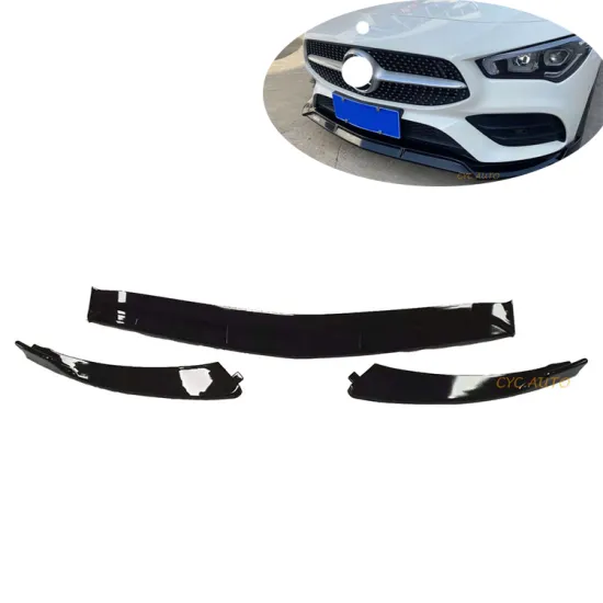 3-PCS B Style Splitter Front Lip for Mercedes-Benz CLA Class W118/C118 AMG Body Kit 2019-2021