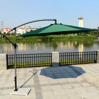 FEAMONT Luxury Custom Beach Banana Cantilever Hanging Garden Umbrella