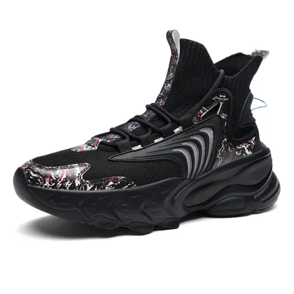 B05 Men's Socks & Sneakers: Men's High Top Sneakers and Chunky Boots