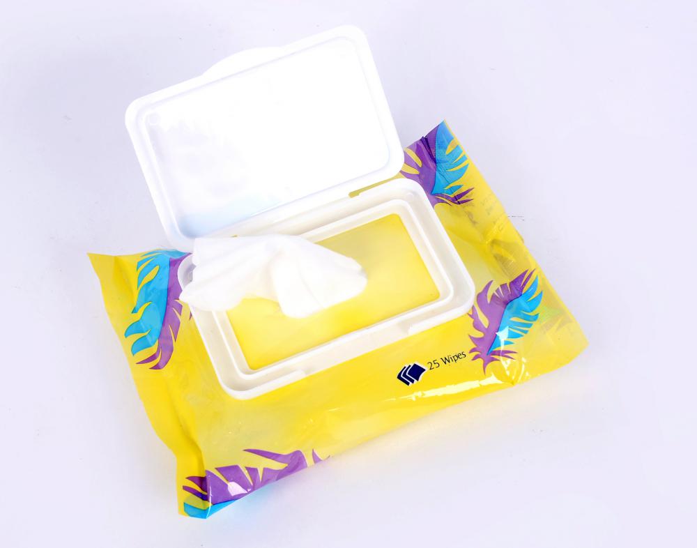 Baby Wet Wipes with Plastic Cover