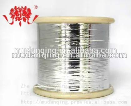 silver M type metallic lurex yarn for weaving