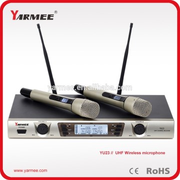 2016 Hot selling UHF Wireless Handheld Microphone / Stage Microphone YU23 From YARMEE