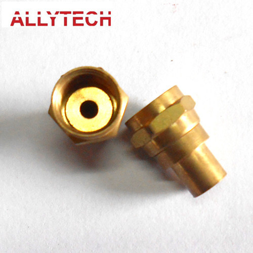 Дакладныя латуневыя фрэзерныя дэталі з апрацоўкай паверхні