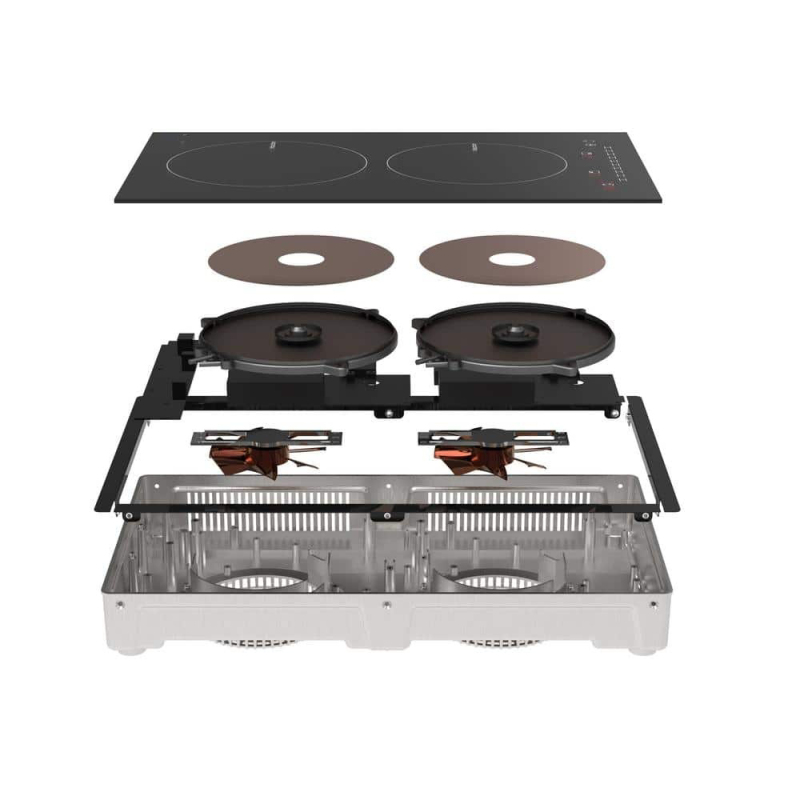 Factory Direct Sales Price Multi-function Energy Saving 7000W High-Power Waterproof Design Double Induction Cooker