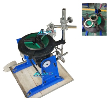 50kg Portable Welding Positioner with Rotary Pipe Support and Torch Arm