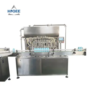 Clear Shampoo Bottle Filling Machine for Factory Production