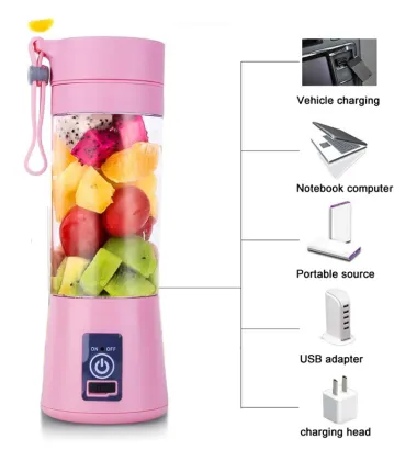 Portable USB Rechargeable Mini Blender Juicer
