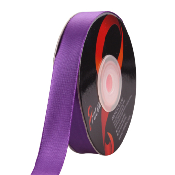 Purple Color Satin Ribbon Used for Packing