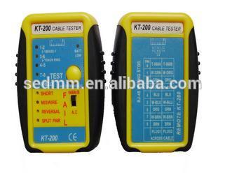 Test device UTP and STP wiring KT-200 computer based cable tester