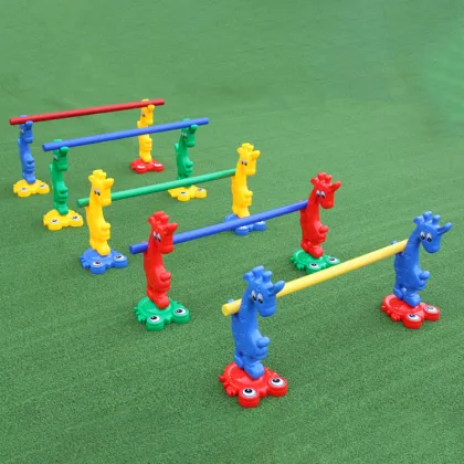Colorful Plastic Mini Hurdles for Children's Athletics Training and Kindergarten Activities