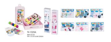 new fashion baby  socks with customized color