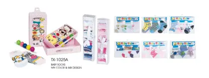 new fashion baby  socks with customized color