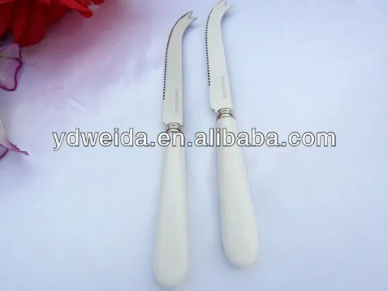 cheese knife with porcelain handle