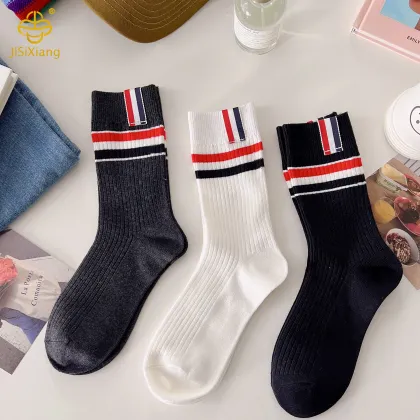 Korean version TB socks children ins high tube socks college wind pile socks