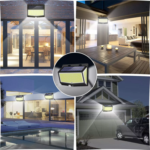 468LED Outdoor Solar LED Wall Light