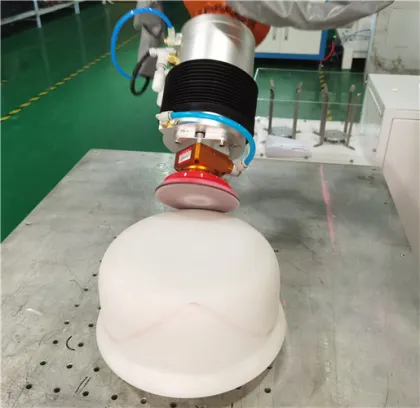 Quartz crucible processing constant force actuator