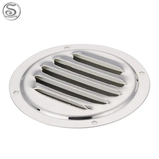 5'' Round Marine Hardware Ventilation Louvre Air Vent Grill Cover