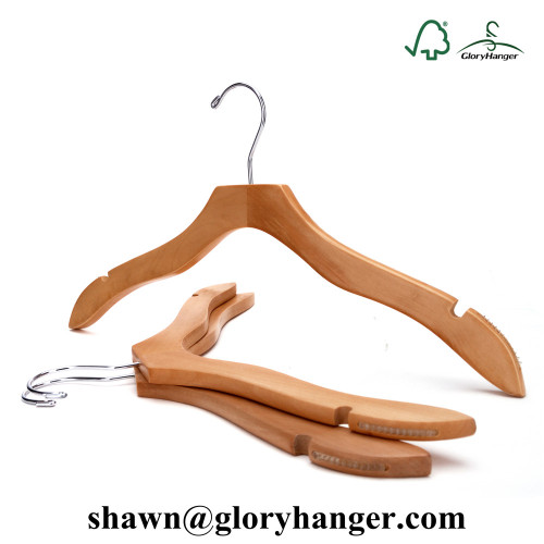 Natural Color Lotus Wood Dresses/Clothes Hangers