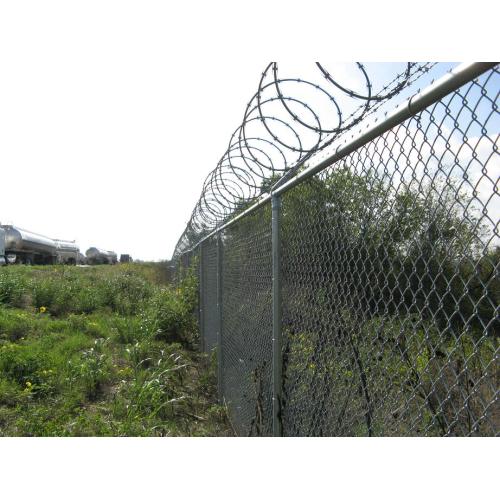 Gegalvaniseerde dan PVC Coated Chain Link Fence