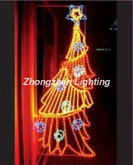 Fancy motif light  Christmas celebrating light street light