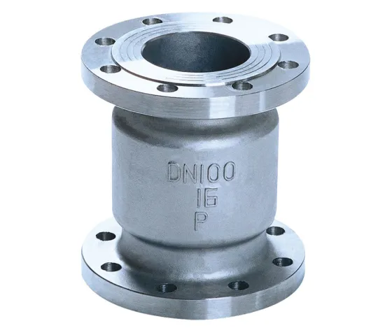 The lifting check valve has a simple structure