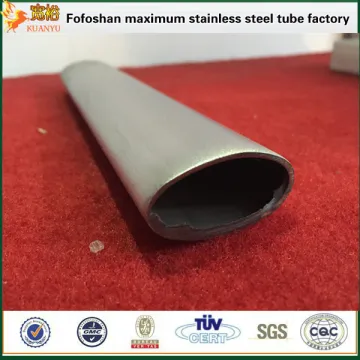 polish grade316 stainless steel oval exhaust tubing for auto