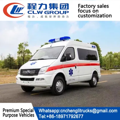 Chengli Factory Price 4x2 Datong V80 Short Axle Ambulance Van