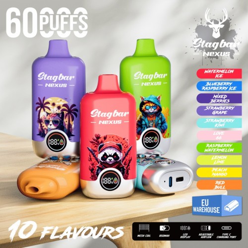 Stag bar Nexus 60k พัฟขายส่ง vape