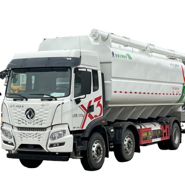 Dongfeng Changxing Gas Three Axle 300 Horsepower 34 Cubic Meter Bulk Feed Truck