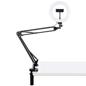 PULUZ Lazy Phone Holder with 7.9 Inch Ring Light for Shopify Dropshipping