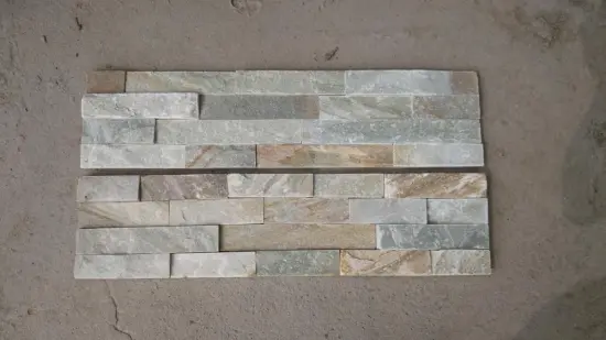 Four Strips Beige Natural Stone Veneer Stone