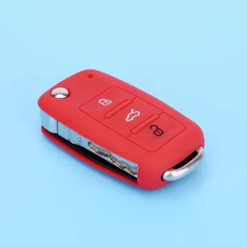 Silicone key holder case cover for vw jetta