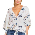 Womens Casual Floral Blouse Loose Tops