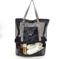 Insulated Shopping Travel Beach Mesh Tote Bag