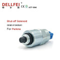 Válvula solenoide de 12 V Stop 413405A1 para Perkins