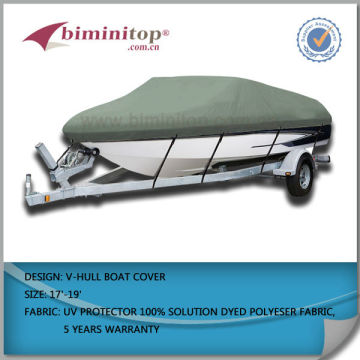 Waterproof boat cover canvas