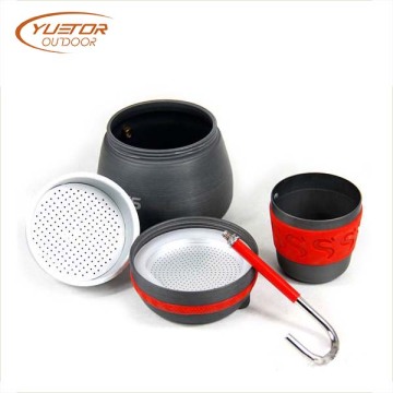 2 Cups Portable Splitting Percolator Coffee Maker