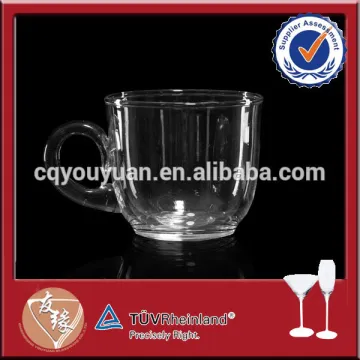 Tempered beautiful coffee cups with thin base