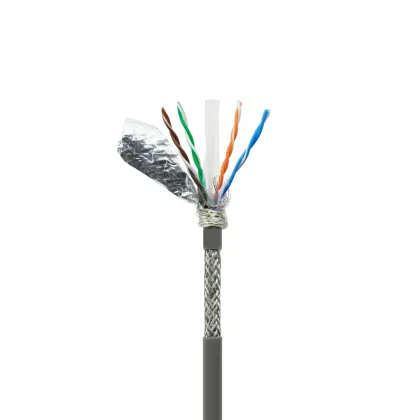 Super-Six Shielded Cat6/Cat6a/Cat7/Cat8 FTP/SFTP PVC Jacket Ethernet Cable - 1m Length